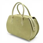Abe Dua Matcha Suede Bowler Bag - Image 2