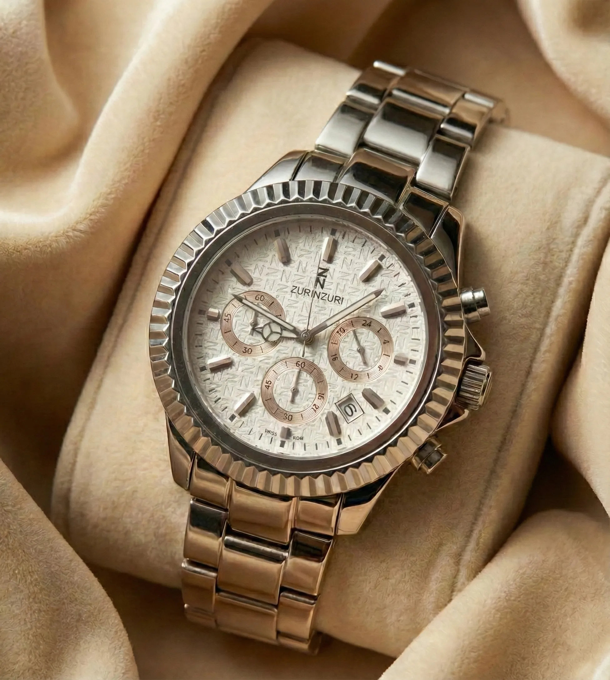 Fafanto Stainless Steel Watch With Interchangeable Bezels_result Fafanto Stainless Steel Boyfriend Watch - Image 1