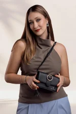 Sankofa Black Cross Body Bag