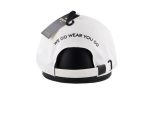 Zuri Nzuri White Baseball Cap | Black on White - Image 4