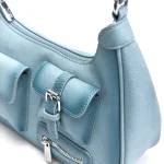 Fafanto Slate Blue Shoulder Bag - Image 4