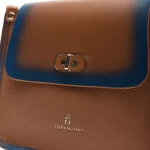 Mako Tan & Electric Blue Shoulder Bag - Image 5