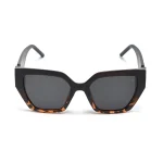 Abe Dua Matte Black with Tortoise Shell Polarized Sunglasses - Image 2