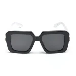 Duafe Black & Mother of Pearl Polarized Sunglasses - Image 3