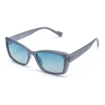 Fafanto Slate Blue Cat-Eye Polarized Sunglasses - Image 3