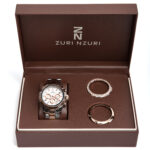 ABAN Rose Gold & Stainless Steel Boyfriend Watch - Image 2