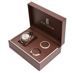 ABAN Rose Gold & Stainless Steel Boyfriend Watch - Image 5
