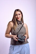 Sankofa Black Cross Body Bag - Image 7