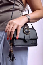 Sankofa Black Cross Body Bag - Image 6