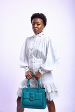 Duafe Teal City Bag - Image 8