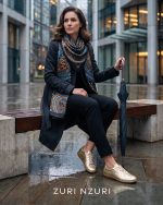 Zuri Luxe Soft Gold Sneaker - Image 3