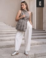 Zuri Luxe Silver Sneaker - Image 3