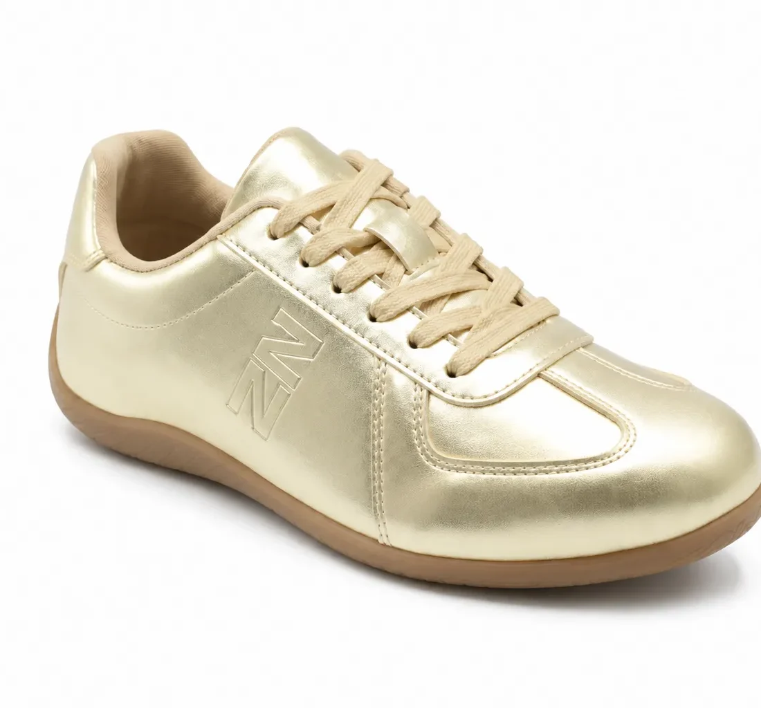 Zuri Luxe Gold Sneaker