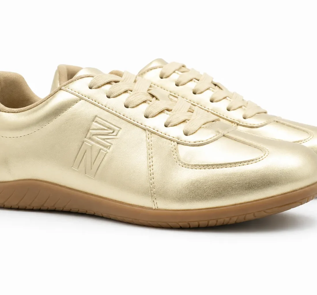 Zuri Luxe Gold Sneaker