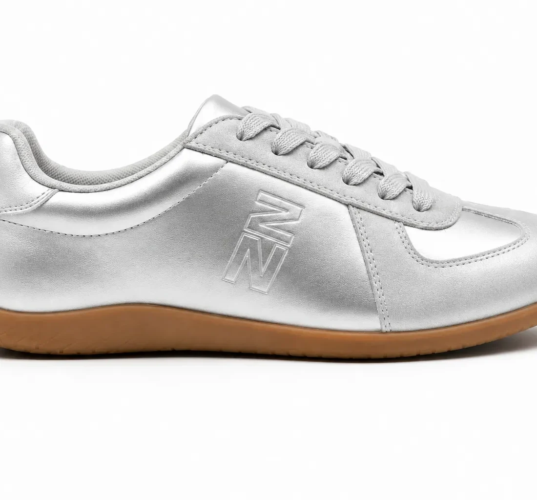 Zuri Luxe Silver Sneaker