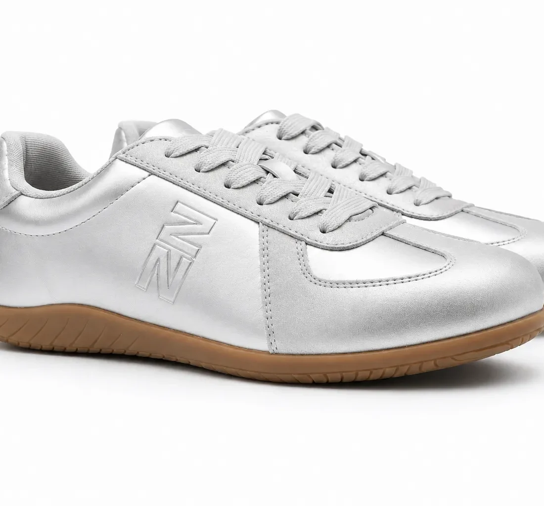 Zuri Luxe Silver Sneaker